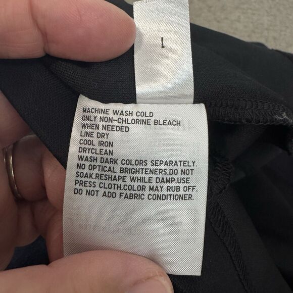 Uniqlo Airism T Shirt Black Crewneck Tee Short Sleeve Travel Sustainable Men M - Picture 5 of 8